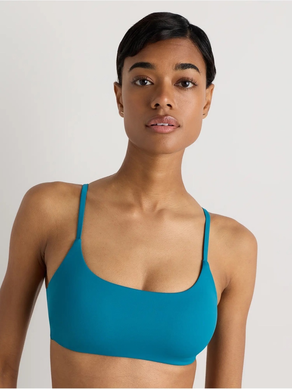 Quince Italian Scoop Neck Bikini Top size M Medium NWT